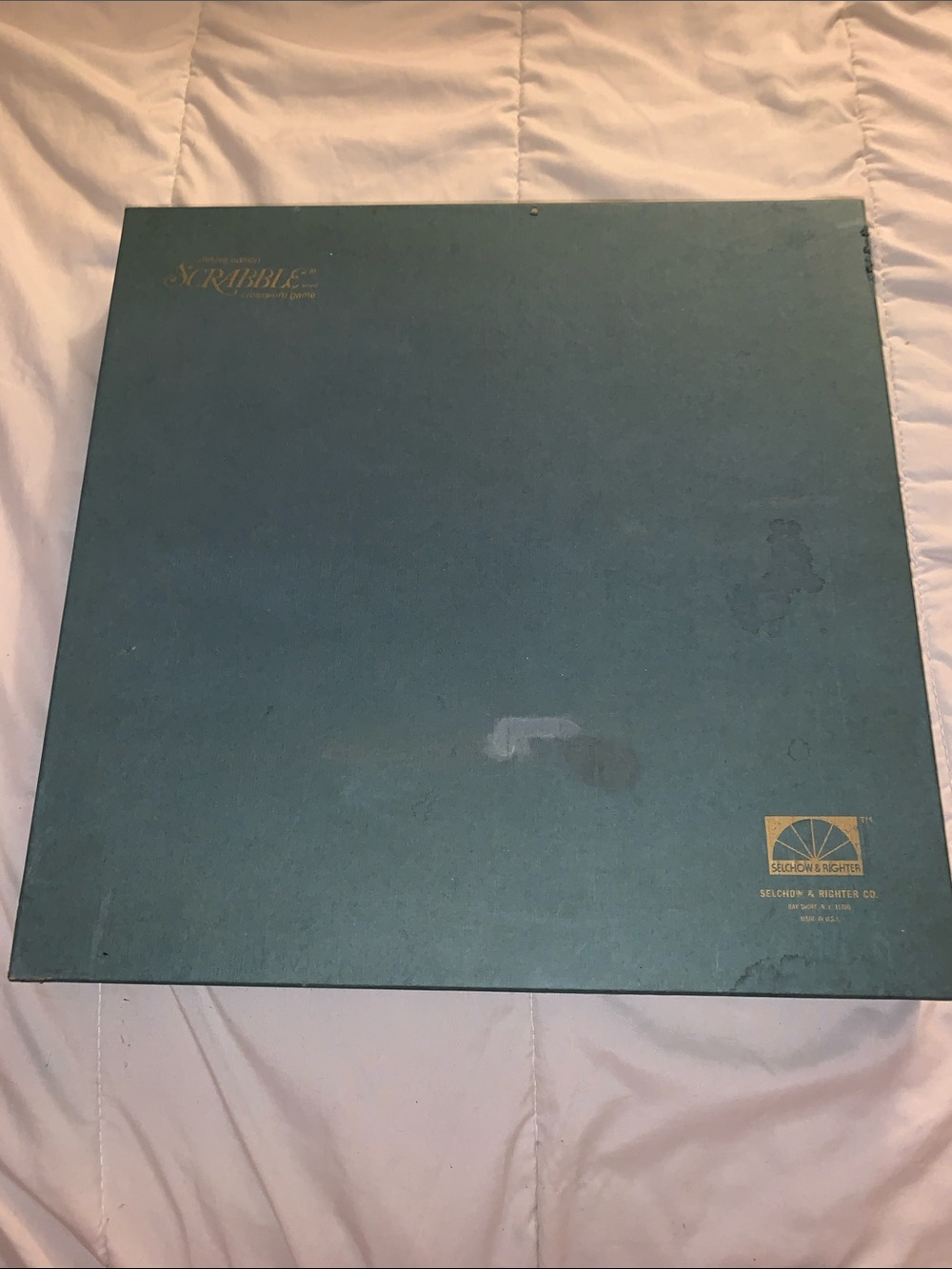 Vintage 1977 Scrabble Game Deluxe Edition Turntable ~Complete~